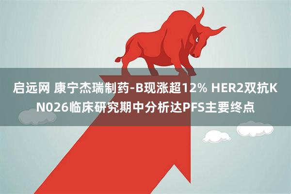 启远网 康宁杰瑞制药-B现涨超12% HER2双抗KN026临床研究期中分析达PFS主要终点
